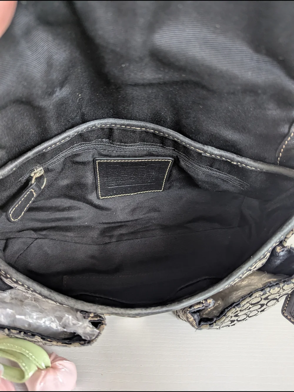 Vintage Coach Soho Signature Buckle Flap Shoulder Bag
